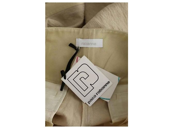 Paco Rabanne Pantalones anchos beige - vista 5