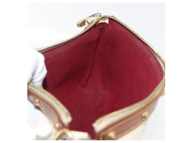 LOUIS VUITTON Pochette Pouch Monogram Multicolore Bianca M92649 LV Auth 166270 Bianco - vista 20