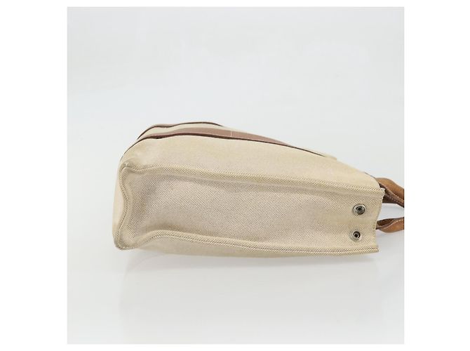 Hermès HERMES Tasche Arne MM aus Canvas Beige Silber Authentisch bs34423 - Ansicht 3