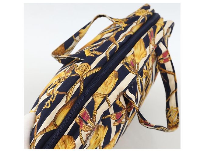 Borsa a mano Christian Dior in tela gialla Auth 174700 Giallo - vista 6