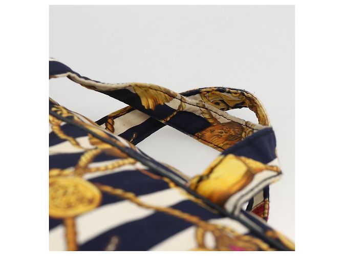 Borsa a mano Christian Dior in tela gialla Auth 174700 Giallo - vista 8