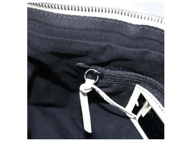 First BALENCIAGA La Prima Borsa a Mano in Pelle 2in1 Bianca 103208 Auth YKZ859SAM - vista 22