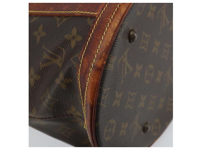 LOUIS VUITTON Borsa a Spalla Monogram Bucket GM M42236 LV Auth ARZ772 Monogramma - vista 10