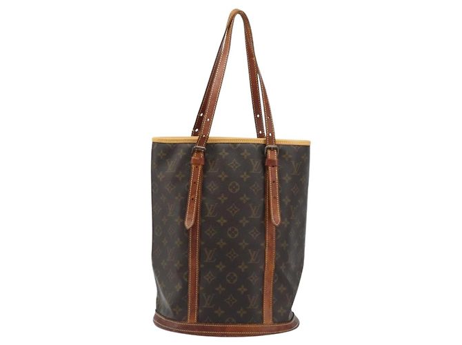 LOUIS VUITTON Borsa a Spalla Monogram Bucket GM M42236 LV Auth ARZ772 Monogramma - vista 13