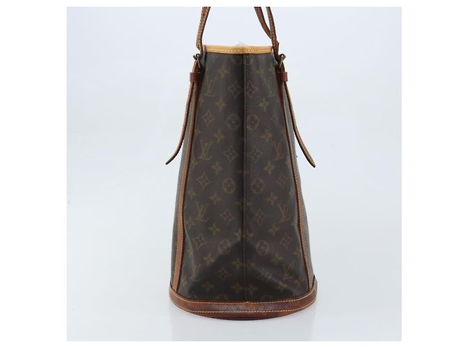 LOUIS VUITTON Borsa a Spalla Monogram Bucket GM M42236 LV Auth ARZ772 Monogramma - vista 3