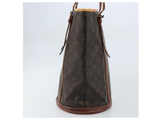 LOUIS VUITTON Borsa a Spalla Monogram Bucket GM M42236 LV Auth ARZ772 Monogramma - vista 4