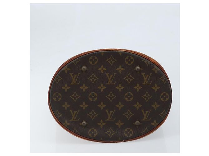 LOUIS VUITTON Borsa a Spalla Monogram Bucket GM M42236 LV Auth ARZ772 Monogramma - vista 5