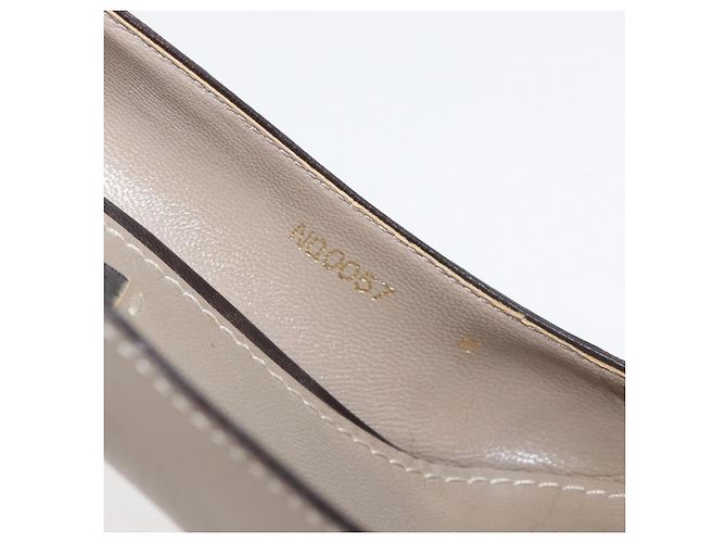 LOUIS VUITTON Absatzschuhe aus Leder 35 1/2 Beige LV Auth 174620A - Ansicht 36