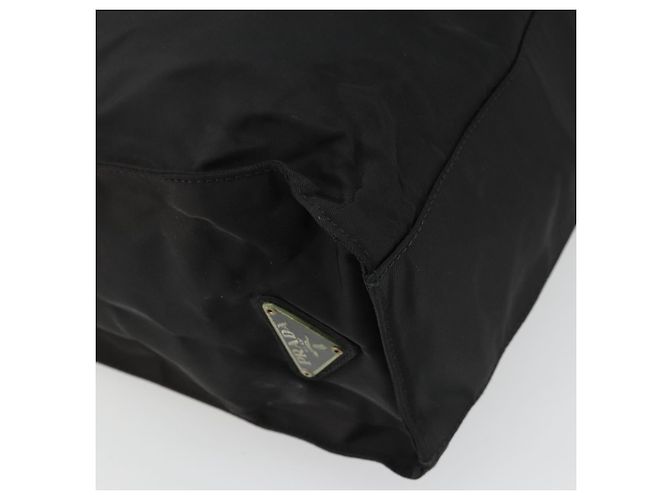 Borsa Tote Prada in nylon nera Auth 174737 Nero - vista 14