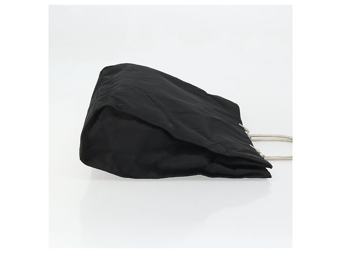 Borsa Tote Prada in nylon nera Auth 174737 Nero - vista 3