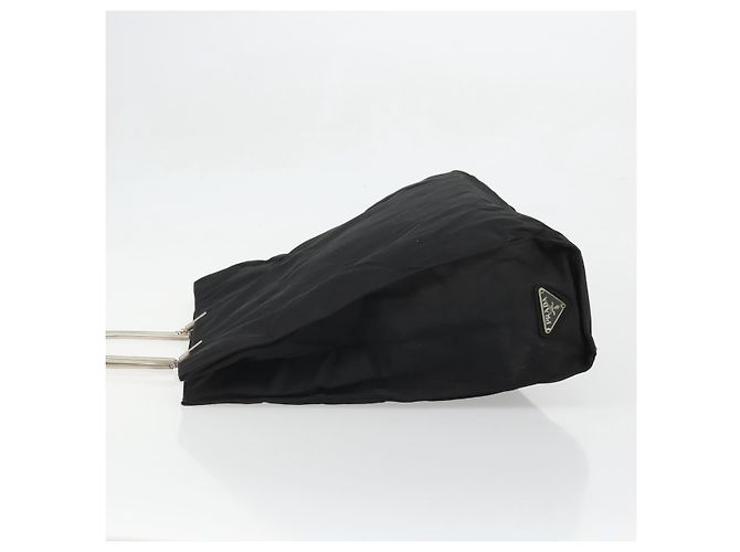 Borsa Tote Prada in nylon nera Auth 174737 Nero - vista 4