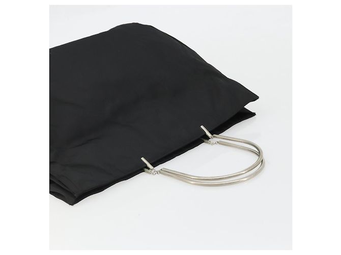 Borsa Tote Prada in nylon nera Auth 174737 Nero - vista 6