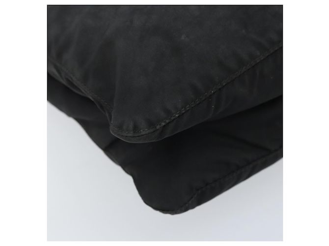 Borsa a Spalla PRADA Nylon Nero Argento Autentica YKZ125 - vista 14