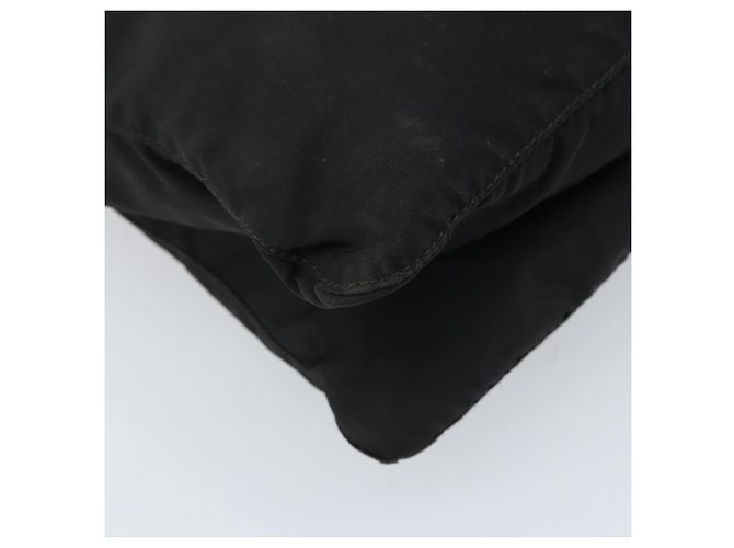 Borsa a Spalla PRADA Nylon Nero Argento Autentica YKZ125 - vista 16