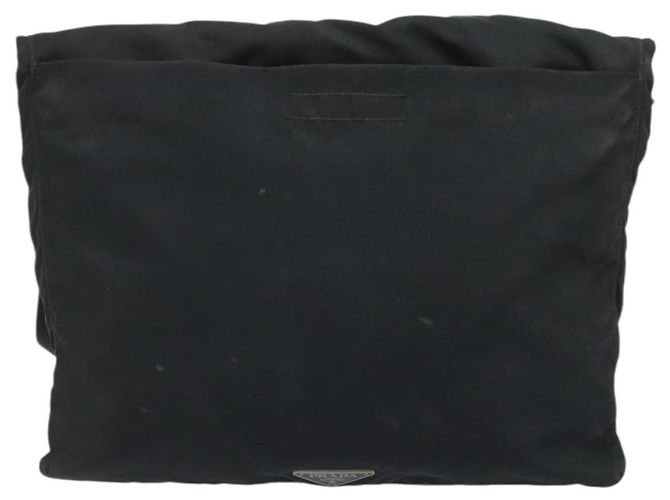 Borsa a Spalla PRADA Nylon Nero Argento Autentica YKZ125 - vista 2