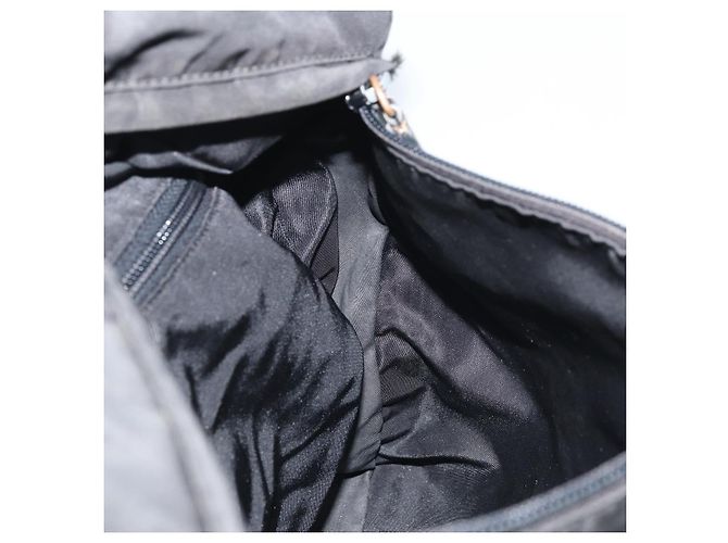 Borsa a Spalla PRADA Nylon Nero Argento Autentica YKZ125 - vista 20