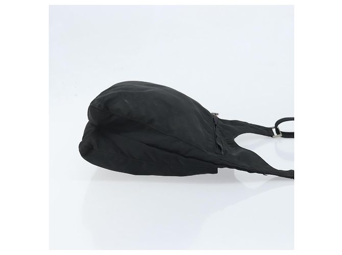 Borsa a Spalla PRADA Nylon Nero Argento Autentica YKZ125 - vista 3