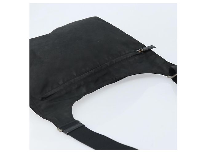 Borsa a Spalla PRADA Nylon Nero Argento Autentica YKZ125 - vista 6