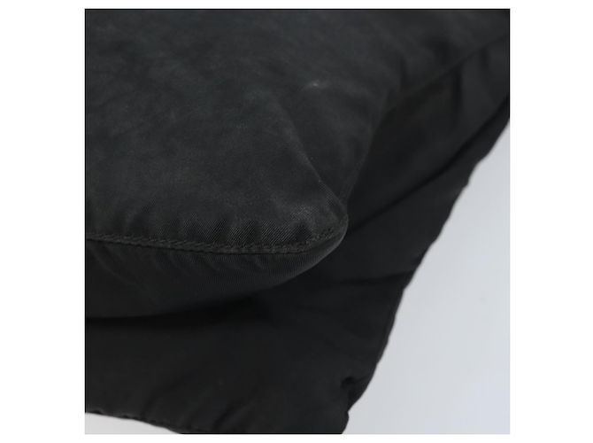 Borsa a Spalla PRADA Nylon Nero Argento Autentica YKZ125 - vista 9