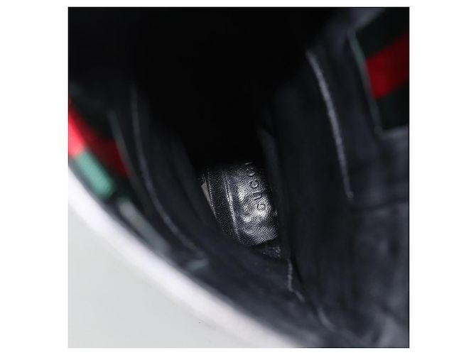 Botas Largas GUCCI Piel de Ternera No Nacida 34 1/2 C Negro Auth 174616A - vista 27