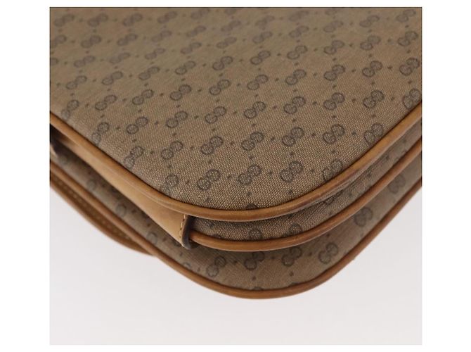 Gucci Borsa a Spalla Micro GG Supreme PVC Beige Oro 001 406 1780 Auth BAZ693 D'oro - vista 15