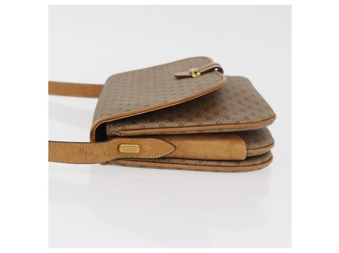 Gucci Borsa a Spalla Micro GG Supreme PVC Beige Oro 001 406 1780 Auth BAZ693 D'oro - vista 4