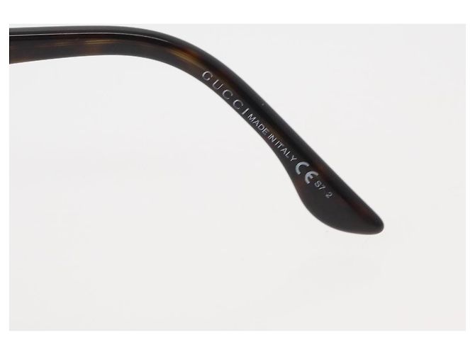 Gafas de sol GUCCI de plástico marrón Auth 155759 Castaño - vista 11