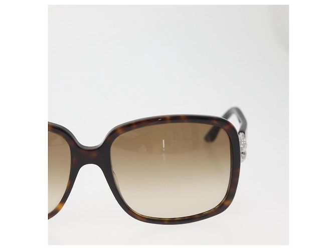 Gafas de sol GUCCI de plástico marrón Auth 155759 Castaño - vista 4
