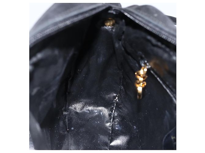 Vala Schultertasche aus Wildleder Schwarz Gold Auth BA11995 von Salvatore Ferragamo Golden - Ansicht 18