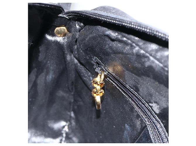 Vala Schultertasche aus Wildleder Schwarz Gold Auth BA11995 von Salvatore Ferragamo Golden - Ansicht 19