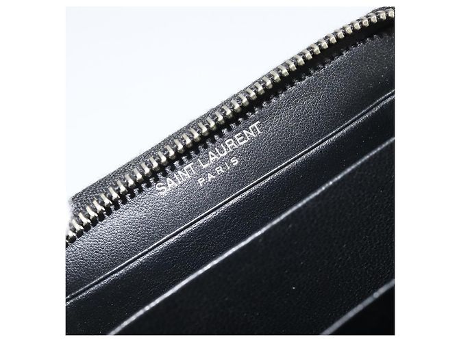 SAINT LAURENT Coin Purse Canvas Multicolor Silver Auth YKZ1018A Silvery Multiple colors - view 18