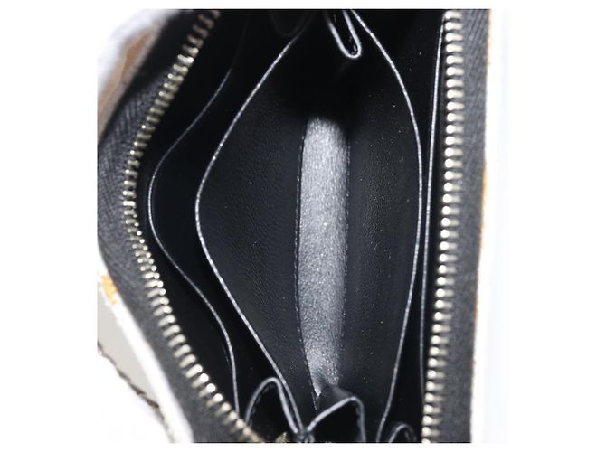 SAINT LAURENT Coin Purse Canvas Multicolor Silver Auth YKZ1018A Silvery Multiple colors - view 20