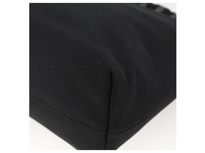 Borsa a mano Salvatore Ferragamo in nylon 2 in 1 nera e argento autentica ka3729A Nero - vista 17