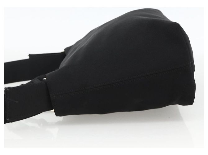 Borsa a mano Salvatore Ferragamo in nylon 2 in 1 nera e argento autentica ka3729A Nero - vista 3