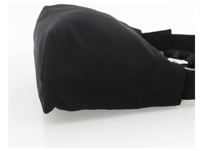 Borsa a mano Salvatore Ferragamo in nylon 2 in 1 nera e argento autentica ka3729A Nero - vista 4