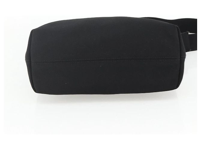 Borsa a mano Salvatore Ferragamo in nylon 2 in 1 nera e argento autentica ka3729A Nero - vista 5
