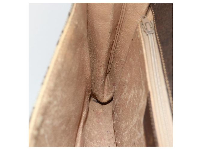 Gucci Borsa a Spalla GG Supreme PVC Beige Oro 904 02 050 Auth BAZ445 D'oro - vista 20