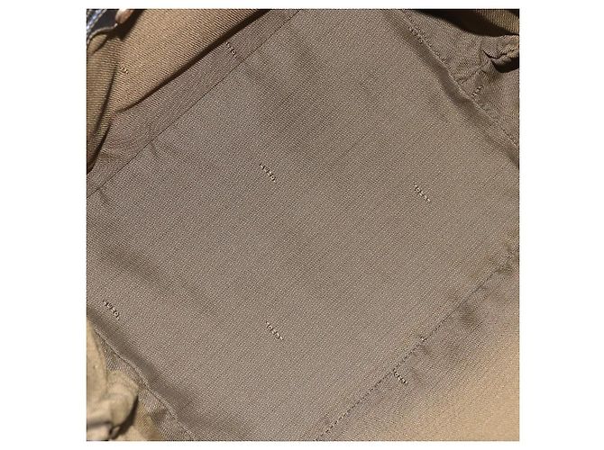 Borsa a mano in tela Zucca FENDI nera marrone oro Auth YKZ069 Nero D'oro - vista 11