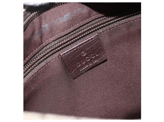 Borsa a Spalla GG Supreme in PVC Beige e Argento di GUCCI 141626 Auth ka3675 - vista 18