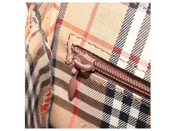 Borsa a Spalla Burberrys in Pelle Marrone Oro Auth hk3693 D'oro - vista 20