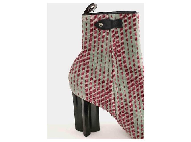 Louis Vuitton Botas de terciopelo rosa - vista 4