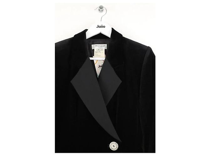 Yves Saint Laurent Chaqueta negra Negro - vista 2