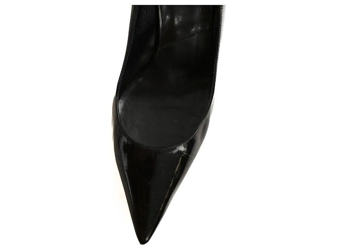 Dior Schwarze Leder-High Heels - Ansicht 5