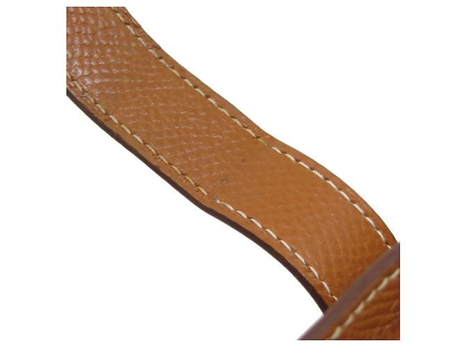 Carteira Hermès Bearn Soufflé em ouro Marrom Dourado - vista 15