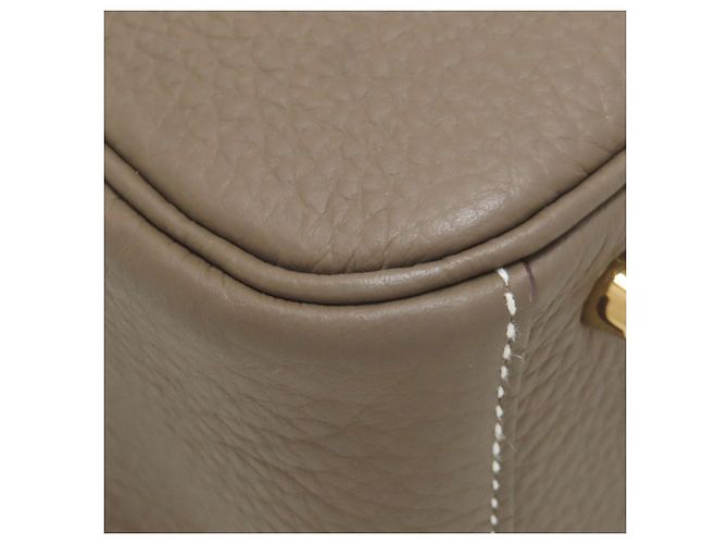 Hermès Lindy 20 Mini-Handtasche Taupe - Ansicht 16