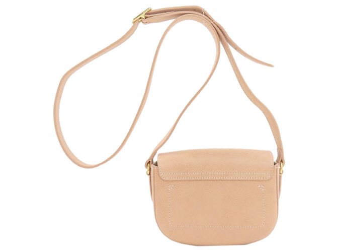 Bolso de hombro de cuero rosa Longchamp - vista 2
