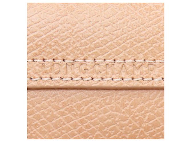 Bolso de hombro de cuero rosa Longchamp - vista 7