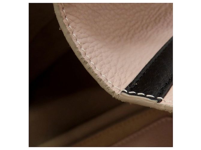 Borsa in pelle Chloé Hayley 2 in 1 Beige - vista 13