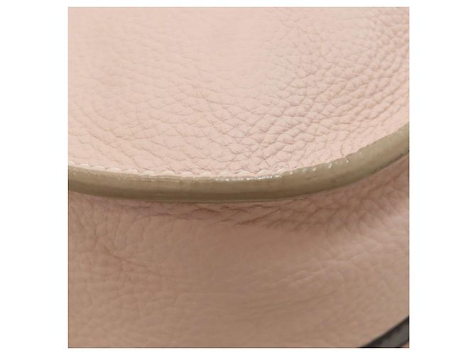 Borsa in pelle Chloé Hayley 2 in 1 Beige - vista 24