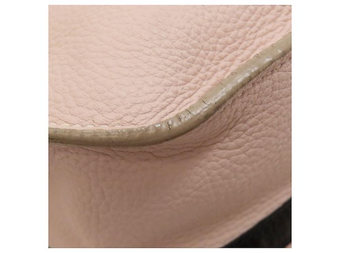 Borsa in pelle Chloé Hayley 2 in 1 Beige - vista 26